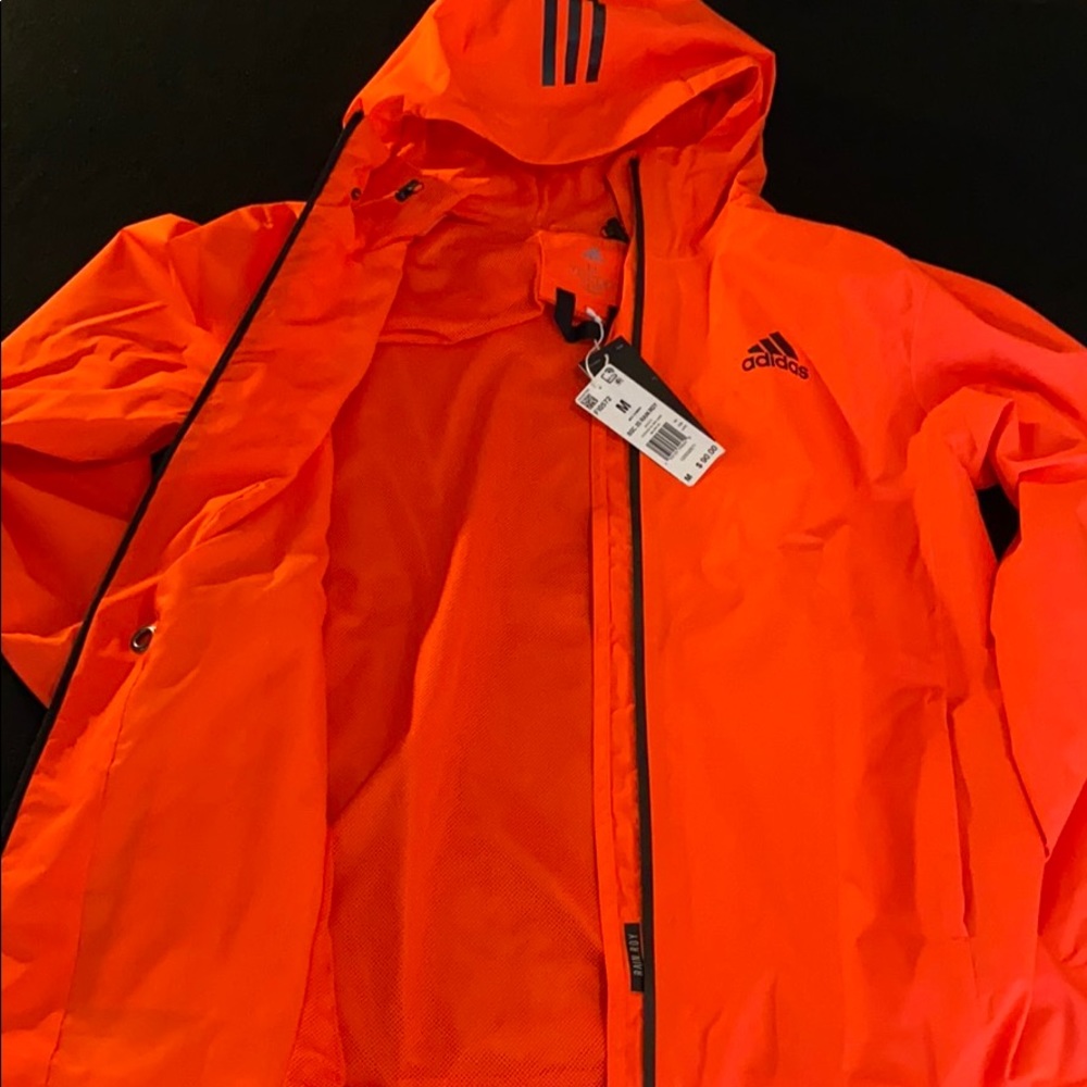 Adidas Waterproof Rain Dry Jacket NWT Size M